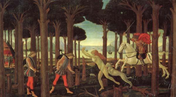 Sandro Botticelli The Story of Nastagio degli Onesti oil painting image